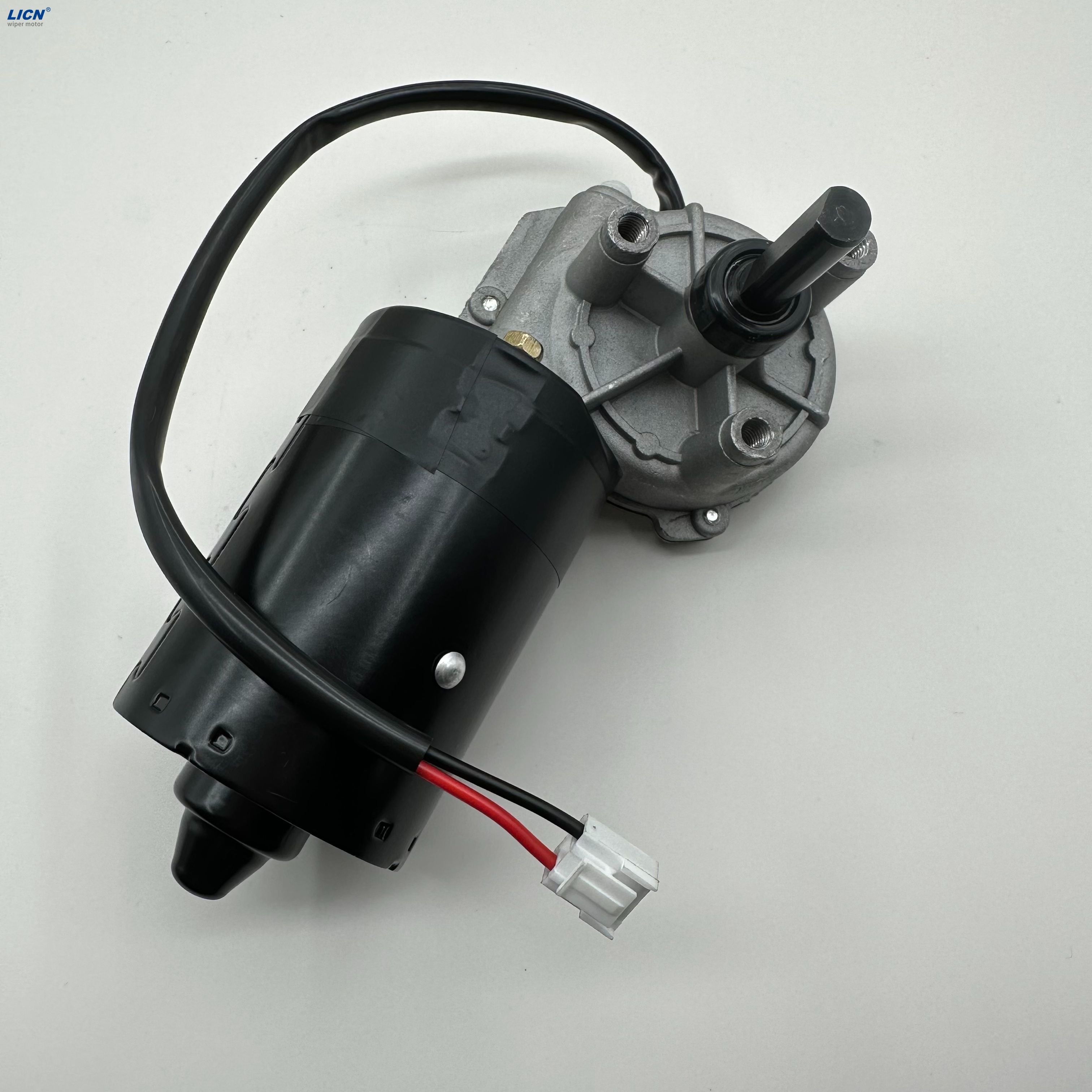 50W High-Torque D-Shaft DC Motor, 12V/24V, Custom Plug, for Gates & Machinery