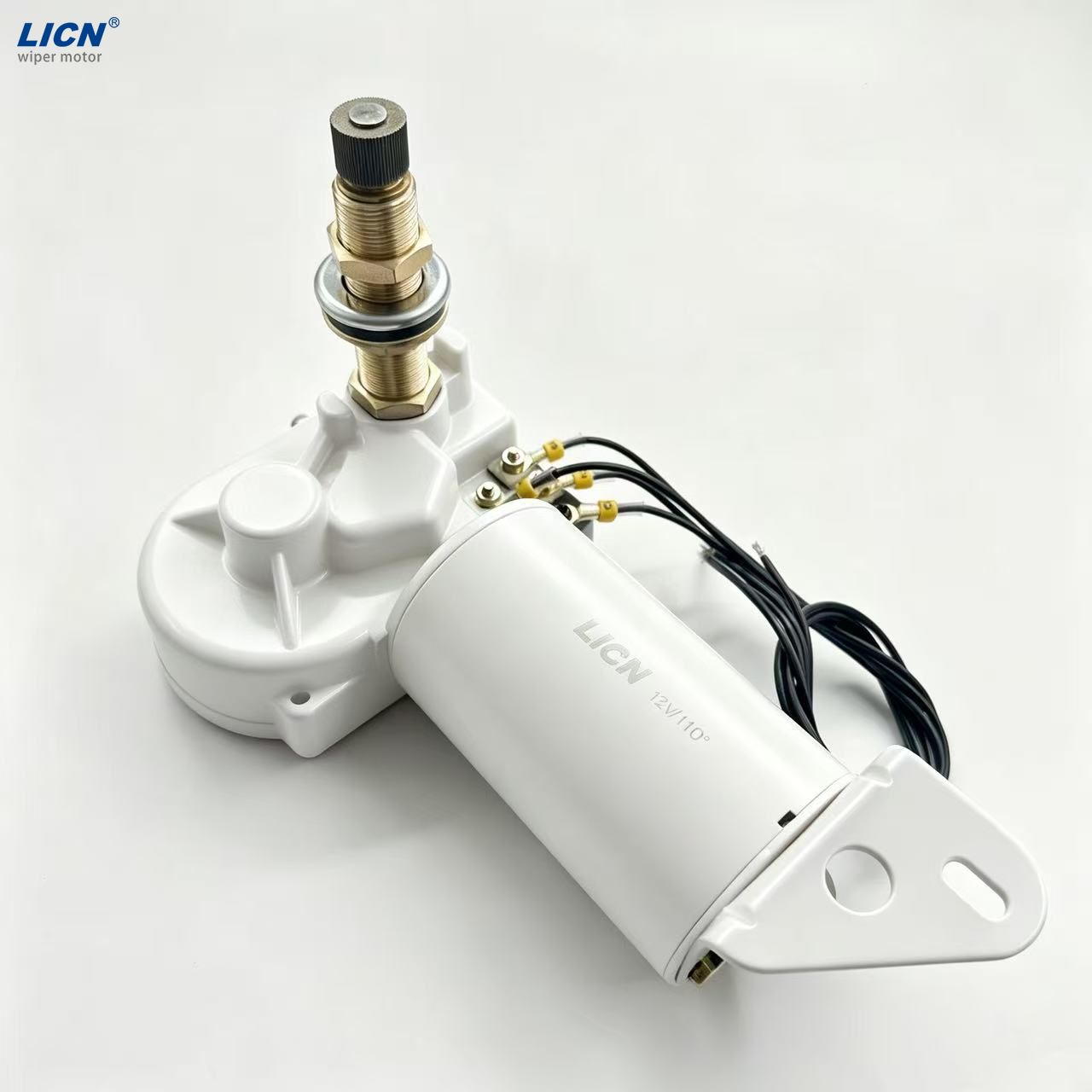 Marine Wiper Motor – 12V/24V | 1″, 2″, 3″ Shaft | Custom Sweep Angle