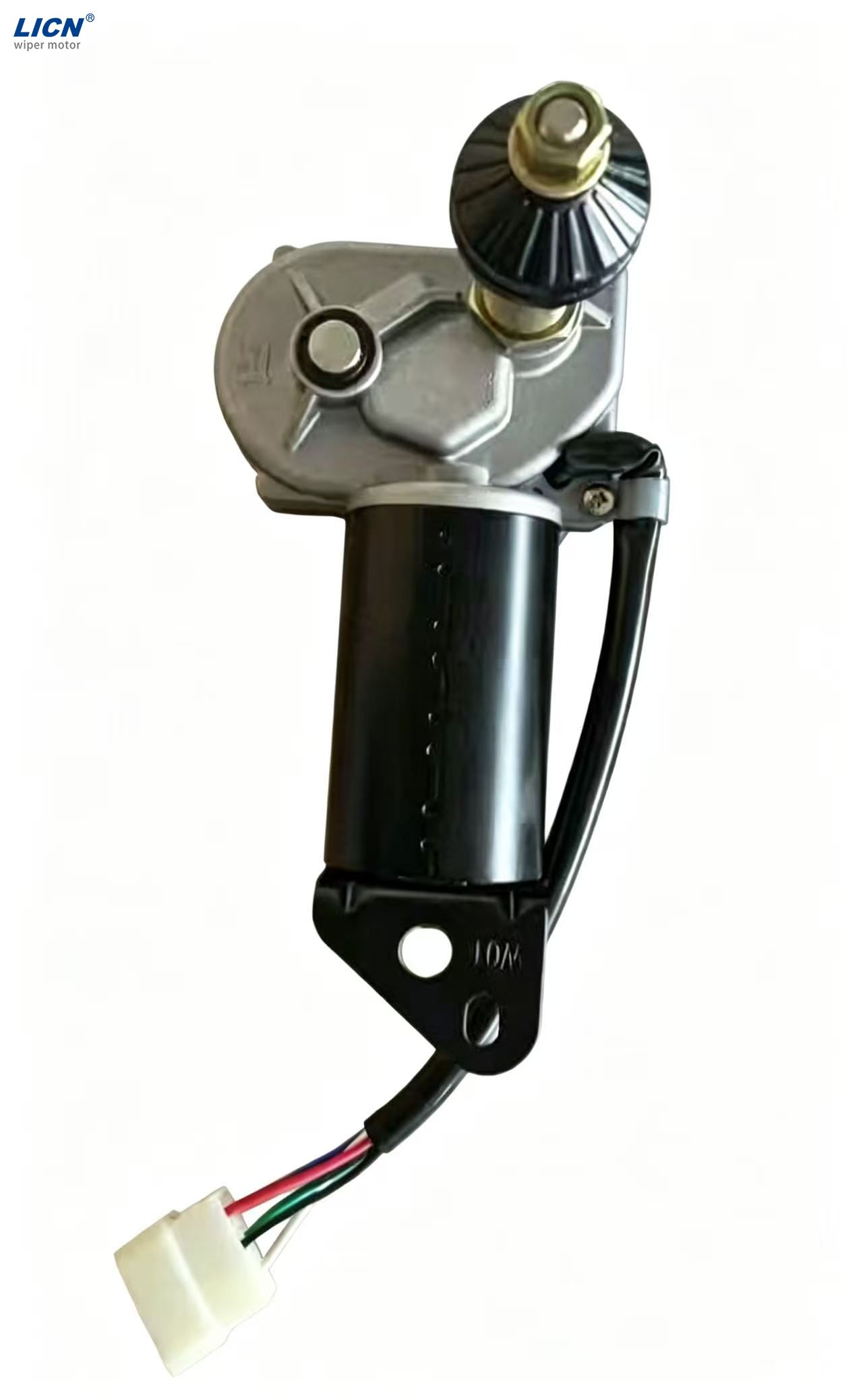 Heavy-Duty Wiper Motor for Low-Speed Specialty Vehicles | 65&deg;–165&deg; Adjustable Sweep Angle