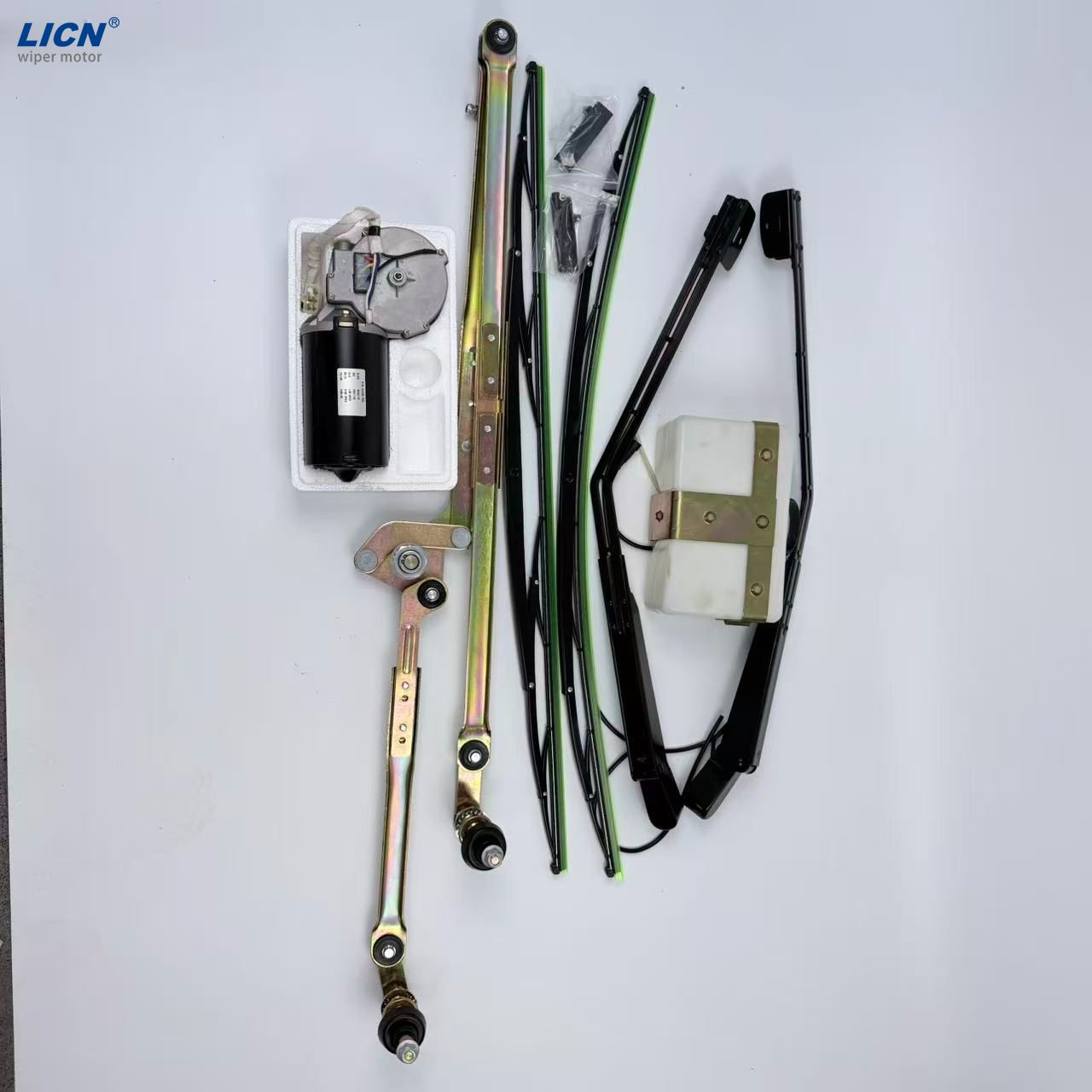 Complete 150W Windshield Wiper System with Motor Assembly